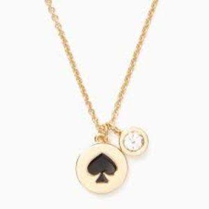 Kate Spade Gold and Black Pendant Necklace